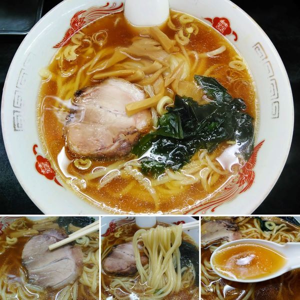 「ラーメン　650円」@中国手打拉麺 馬賊 浅草本店の写真