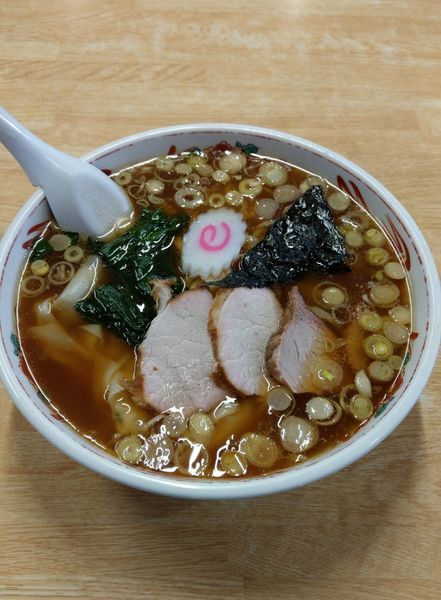 「ワンタン麺  ￥800」@手打ちラーメン みうらの写真