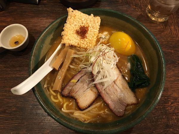 「特選味噌そば」@焙煎汐蕎麦処 金字塔の写真