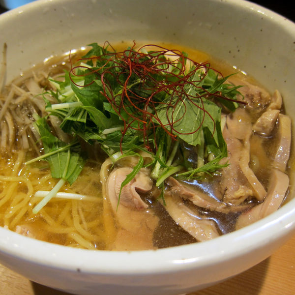 「鶏中華（冷）780円」@肉そば 鶏中華 最上川の写真