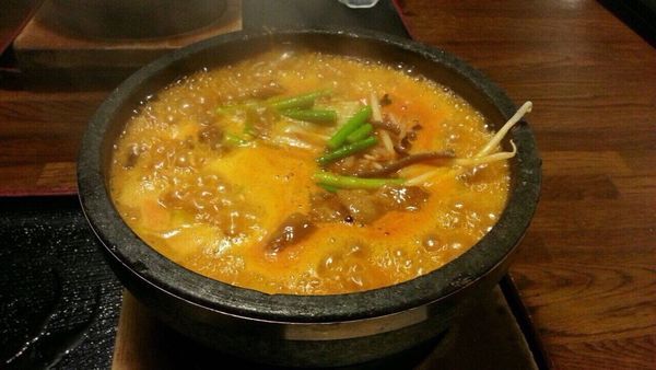 「石焼ラーメン チゲ」@石焼らーめん 火山 真岡店の写真