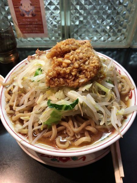 「風神 大盛り ニンニク」@一麺惚 守護神の写真