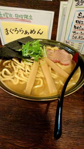 「ラーメン800円特盛り100円」@自家製麺 麺屋 利八の写真