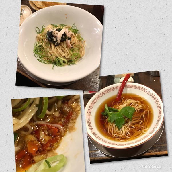 「冷たいそば２品」@立ち呑み居酒屋 金町製麺の写真