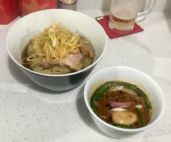 「カツオ出汁で…ブルーマウンテンに浸した麺の大人の味噌つけめん」@ラーメン星印の写真