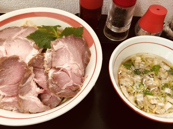 「限定アゴ細つけめん」@自家製麺SHINの写真