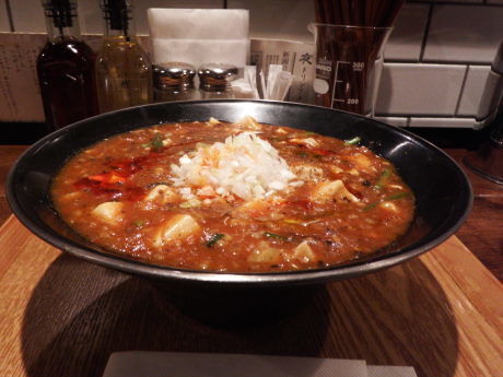 「全とろ麻婆麺」@新潟 三宝亭東京ラボ 中目黒店の写真