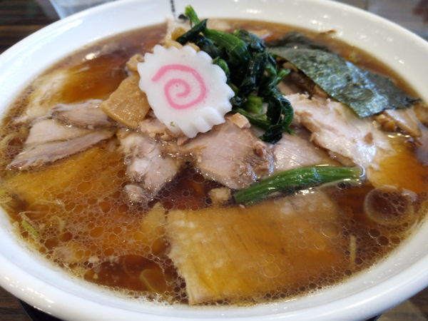 「生姜醤油チャーシューめん大盛」@新潟長岡らーめん みずさわ 東川口店の写真