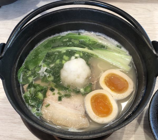 「ラーメン+おじや+チーズ(¥800+¥100+¥100)」@ラーメンおじ屋ひさしの写真