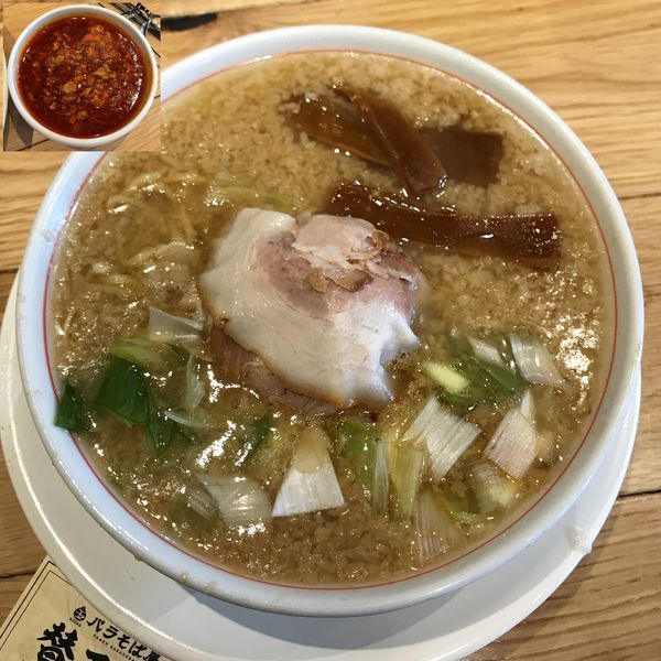 「バラそば醤油 こってり＋特製辛挽肉」@バラそば屋 上板橋店の写真