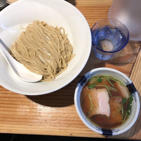 「醤油つけそば」@麺処 篠はらの写真