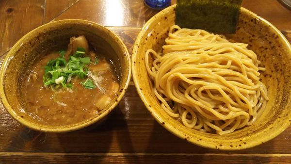 「ベジポタ肉増しつけ麺(大盛)」@ベジポタつけ麺 えん寺の写真