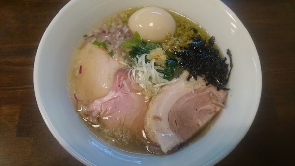 「特製 鮮魚の潮そば」@CLAM＆BONITO貝節麺RAIKの写真