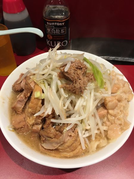 「小豚 野菜、脂増し」@ラーメン二郎 荻窪店の写真