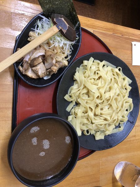 「つけ麺 平打ち麺」@中華そば くりの木 伊奈店の写真