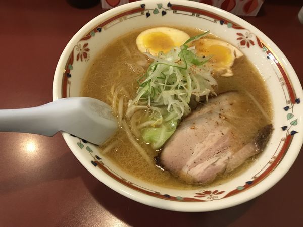 「味噌卵ラーメン」@狼スープの写真