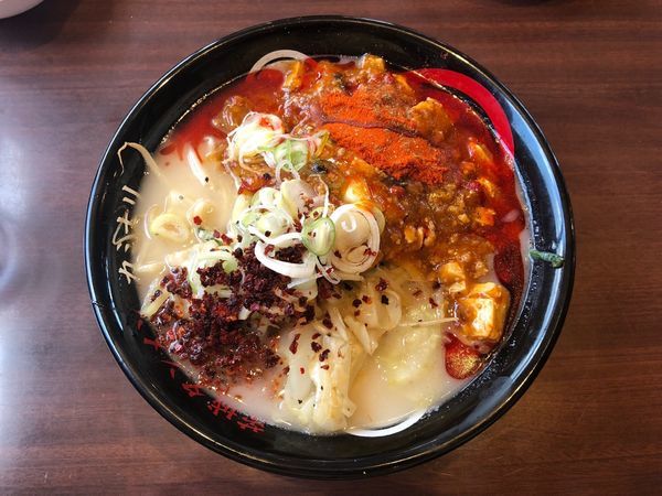 「雷神タンメン 中辛」@茨城タンメン カミナリ つくば店の写真