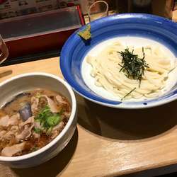 柚子胡椒豚つけうどん ひやあつ
