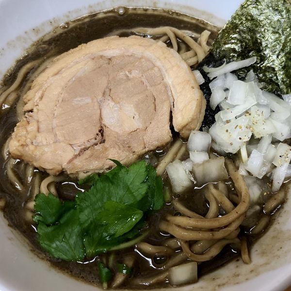 「烏賊煮干らーめん」@めんや天夢 大平西水代店の写真