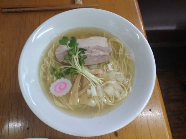 「ハマグリ×煮干の塩ラーメン」@麺酒処 ふくろうの写真