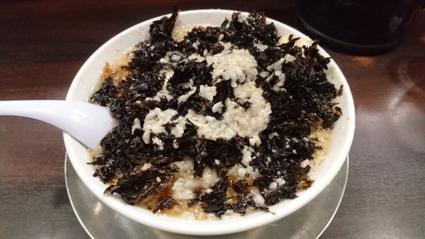 「岩のりらーめん(中油・玉ねぎ増)」@らーめん潤 蒲田店の写真