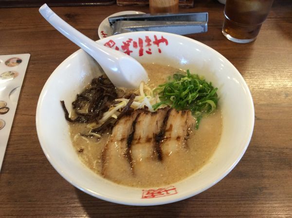 「ばりきめん(並盛・100g)670円」@八番山 博多らーめん ばりきや 前橋店の写真