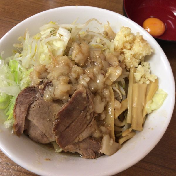 「油そば 少 800円」@ラーメンの店 どでん 北浦和店の写真