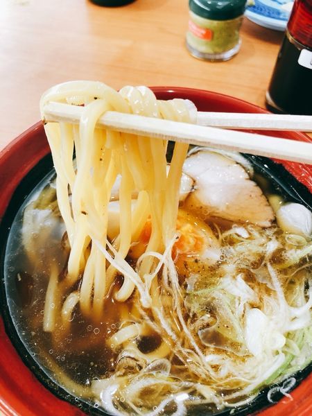 「醤油らーめん　370円」@無添 くら寿司 南与野店の写真