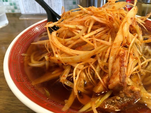 「辛ネギラーメン 大盛」@拉麺アイオイの写真