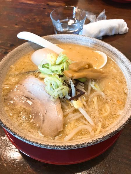 「味玉白味噌ラーメン」@麺屋みそいち 若草店の写真