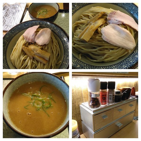 「濃厚つけ麺（大盛り無料）＋麺増し」@濃厚鶏そば 葵の写真