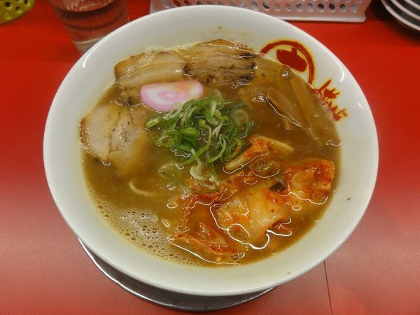 「キムチラーメン」@丸高中華そば 神戸二宮店の写真
