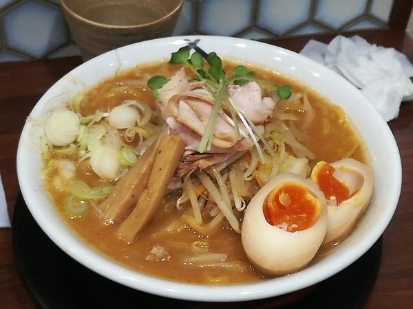 「5/5味玉蔵味噌ラーメン大盛り980」@蔵味噌ラーメン 晴っぴの写真