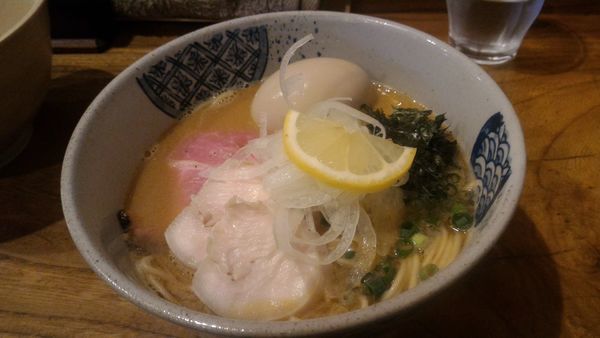 「鮟肝 煮干し」@中華そば 先崎の写真