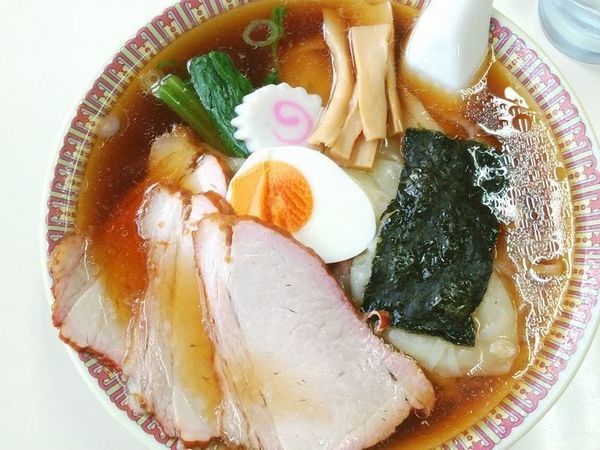 「ワンタンメン」@手打中華 すずきの写真