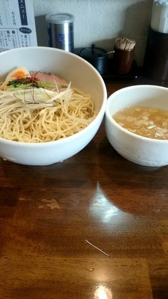 「昆布出汁塩つけ麺」@中華そば 一信の写真