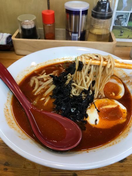 「辛ニボリューション マシマシ」@魚群の写真