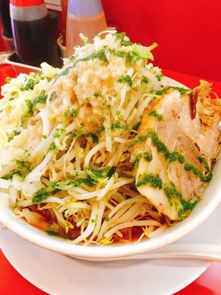 「トマトラーメン小 ウズラ チーズ」@自家製麺 ダイサンの写真