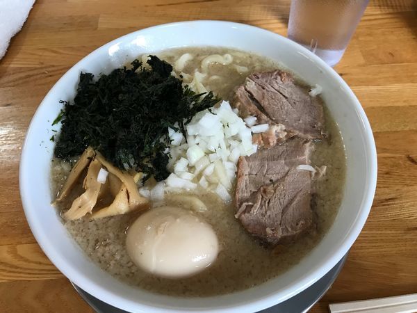 「特製中華そば990円 大脂+大盛り100円」@中華そば136の写真