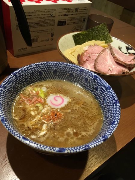 「特製海老つけ麺醤油」@俺の麺 春道の写真
