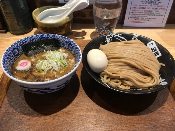 「半熟味玉つけ麺」@中華蕎麦 とみ田の写真