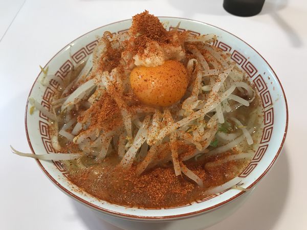 「ミニモリ＋クーポン生卵」@成蹊前ラーメン 吉祥寺の写真