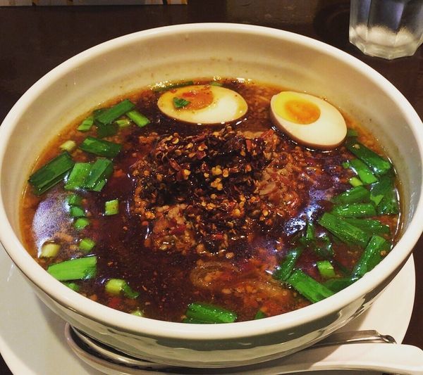 「スーパーイタリアン＋味玉＋キャロライナリーパー1.5杯＋ニンニク」@元祖名古屋 台湾ラーメン 味世 石神井公園店の写真