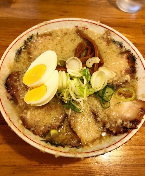 「チャーシューメン(脂多め.麺硬め)」@下頭橋ラーメンの写真