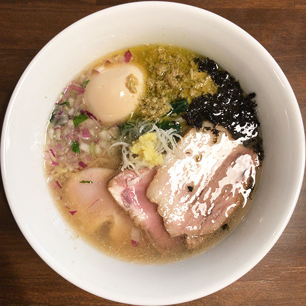 「特製鮮魚の潮そば」@CLAM＆BONITO貝節麺RAIKの写真