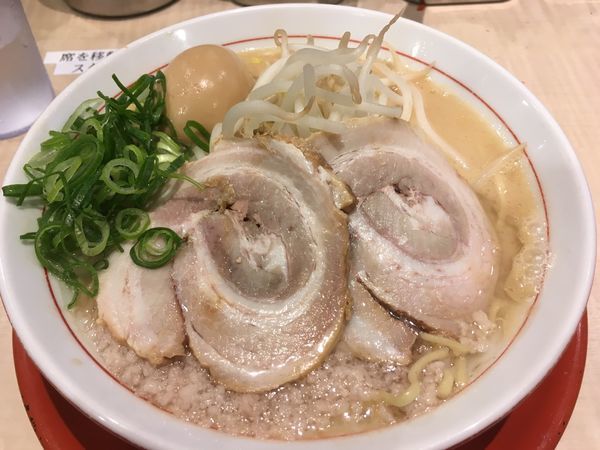 「味玉ラーメン 麺カタアブラマシマシ」@替玉千里眼 志木店の写真