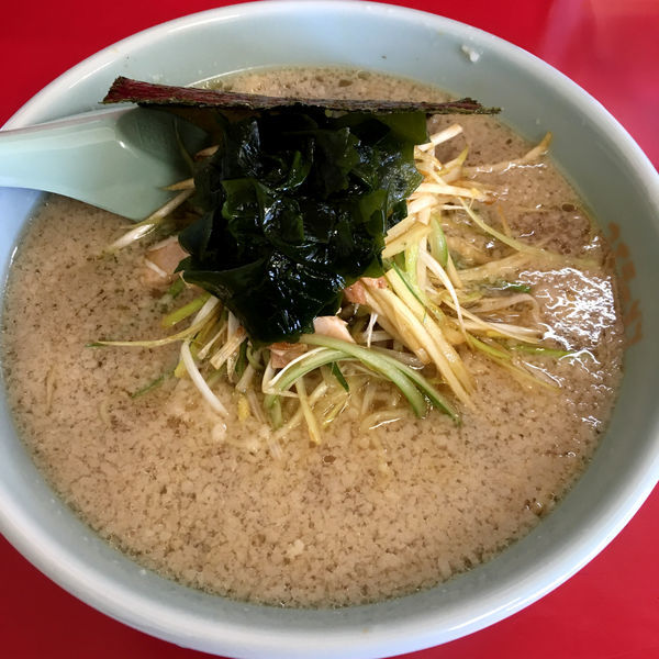 「ネギラーメン（固め・コッテリ）700円」@ラーメンショップ 都賀店の写真