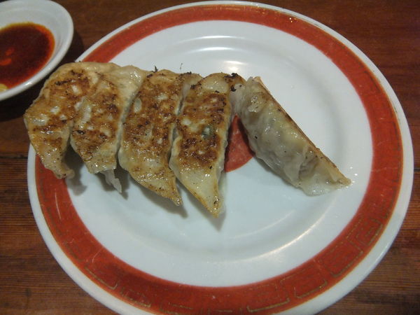 「ぎょうざ5個250円&もやしそば550円」@名代亀戸ぎょうざ 大島店の写真