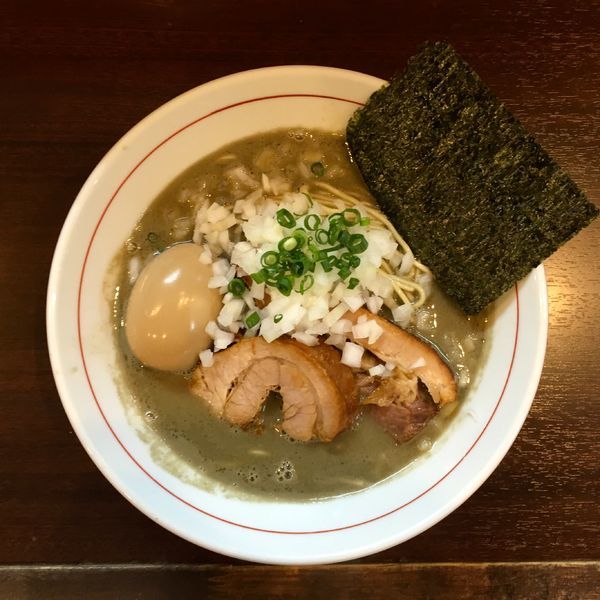 「濃厚煮干し蕎麦＋味玉」@零一弐三の写真