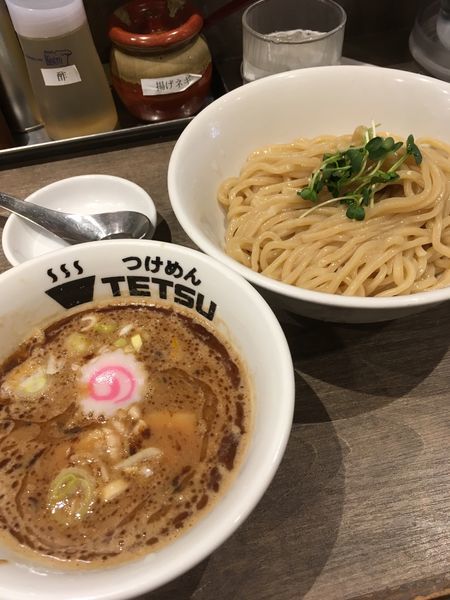 「つけ麺並盛り」@つけめんTETSU 京王モール新宿店の写真